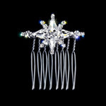#17252 - North Star Hair Comb Combs Rhinestone Jewelry Corporation