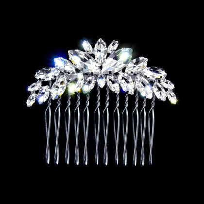 17256 - Elegance Hair Comb Combs Rhinestone Jewelry Corporation