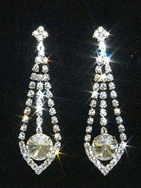 10008E 2.5" Rhinestone Dangling