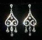 #12327 Romantic Chandelier Earring (Limited Supply) Earrings - Dangle Rhinestone Jewelry Corporation