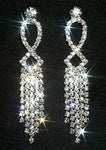 #12344 Weave Dangle Duster Earrings Earrings - Dangle Rhinestone Jewelry Corporation