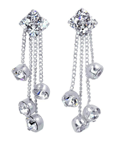 #13980 - Faucet Drop Earring Earrings - Dangle Rhinestone Jewelry Corporation