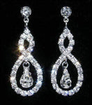 Earrings - Dangle #14002 - Twisted 8 Earring