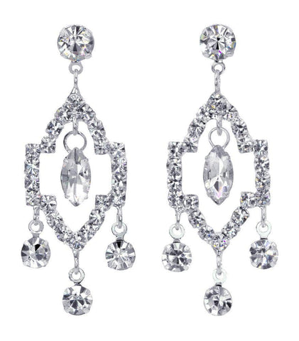 #14008 - Taj Mahal Dangling Earrings (Limited Supply) Earrings - Dangle Rhinestone Jewelry Corporation