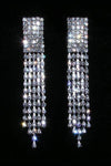 #15081 - Rhinestone Fray Earrings