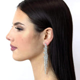 #15089 - Angel Wing Earrings Earrings - Dangle Rhinestone Jewelry Corporation