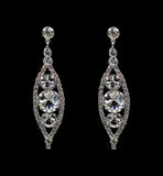 #16680 - Rivoli Burst Drop Drop Earrings