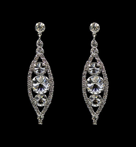 #16680 - Rivoli Burst Drop Drop Earrings