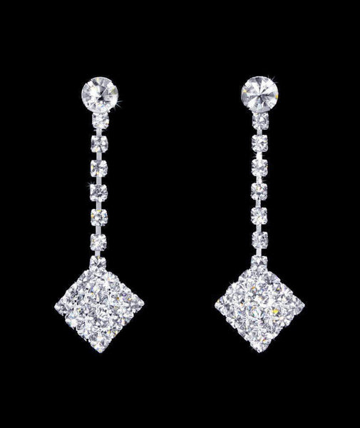 YAZILIND Rhinestone Drop Dangle Earrings – Hypoallergenic Elegant Dress Jewelry For Women, Gift Idea - View #4