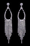 #16916 - Pear Fringe Earrings - 5"