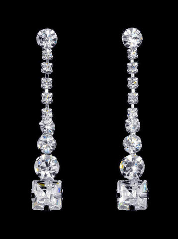 #16932 - Elegant Drop Earrings - 1.5"