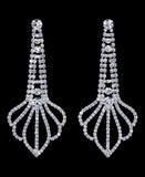 #17024 - Seashell Dangle Earrings - 3.25" (Limited Supply) Earrings - Dangle Rhinestone Jewelry Corporation