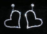 Earrings - Hoop #15069 - Sweetheart Drop Earrings