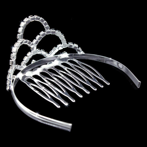 #9808 - Mini Bumps Frontal Comb Tiara Combs Rhinestone Jewelry Corporation