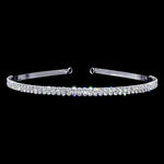 #15062 - 2 Row Headband Headbands Rhinestone Jewelry Corporation
