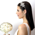 #16844 - Angel Wing Headband Headbands Rhinestone Jewelry Corporation