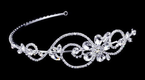 #16846 - Blooming Headband Headbands Rhinestone Jewelry Corporation