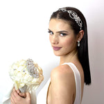#16846 - Blooming Headband Headbands Rhinestone Jewelry Corporation