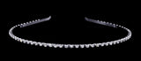 #6548 - Single Row Rhinestone Headband Headbands Rhinestone Jewelry Corporation
