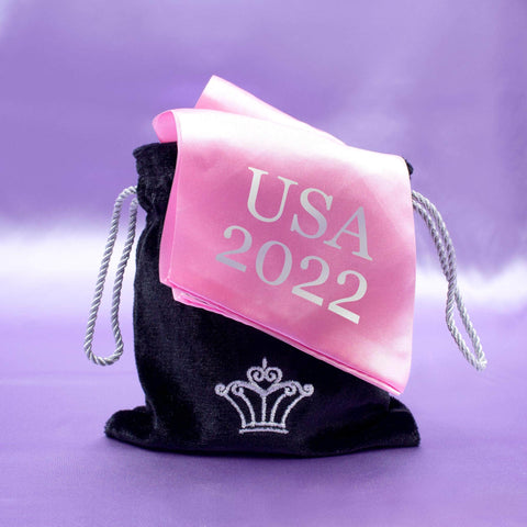 Jewelry Pouches Sash Bag - Black