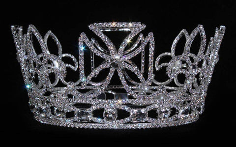 #14323 - Residing Power Men's Crown Men's Crowns and Scepters Rhinestone Jewelry Corporation