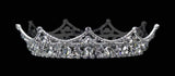 #15779 - Unisex Sovereign Fixed Crown with Rings Men's Crowns and Scepters Rhinestone Jewelry Corporation