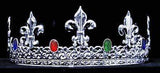 King's Crown #13082 - Silver (Temporary Sale) Men's Crowns and Scepters Rhinestone Jewelry Corporation