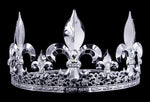 King's Crown #13333xs - Clear Silver