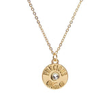 #16430G - Weiss Initial Necklace Available in Any Letter of the Alphabet - Adjustable from 18"-21" Trendy Jewelry Rhinestone Jewelry Corporation