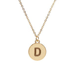 #16430G - Weiss Initial Necklace Available in Any Letter of the Alphabet - Adjustable from 18"-21" Trendy Jewelry Rhinestone Jewelry Corporation