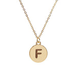 #16430G - Weiss Initial Necklace Available in Any Letter of the Alphabet - Adjustable from 18"-21" Trendy Jewelry Rhinestone Jewelry Corporation