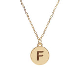 #16430G - Weiss Initial Necklace Available in Any Letter of the Alphabet - Adjustable from 18"-21" Trendy Jewelry Rhinestone Jewelry Corporation