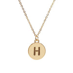 #16430G - Weiss Initial Necklace Available in Any Letter of the Alphabet - Adjustable from 18"-21" Trendy Jewelry Rhinestone Jewelry Corporation