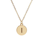 #16430G - Weiss Initial Necklace Available in Any Letter of the Alphabet - Adjustable from 18"-21" Trendy Jewelry Rhinestone Jewelry Corporation
