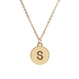 #16430G - Weiss Initial Necklace Available in Any Letter of the Alphabet - Adjustable from 18"-21" Trendy Jewelry Rhinestone Jewelry Corporation