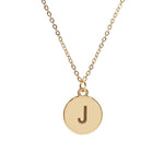 #16430G - Weiss Initial Necklace Available in Any Letter of the Alphabet - Adjustable from 18"-21" Trendy Jewelry Rhinestone Jewelry Corporation