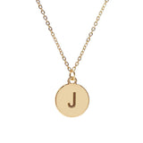 #16430G - Weiss Initial Necklace Available in Any Letter of the Alphabet - Adjustable from 18"-21" Trendy Jewelry Rhinestone Jewelry Corporation