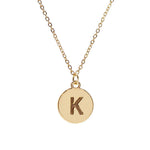 #16430G - Weiss Initial Necklace Available in Any Letter of the Alphabet - Adjustable from 18"-21" Trendy Jewelry Rhinestone Jewelry Corporation