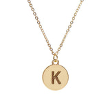 #16430G - Weiss Initial Necklace Available in Any Letter of the Alphabet - Adjustable from 18"-21" Trendy Jewelry Rhinestone Jewelry Corporation