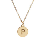 #16430G - Weiss Initial Necklace Available in Any Letter of the Alphabet - Adjustable from 18"-21" Trendy Jewelry Rhinestone Jewelry Corporation