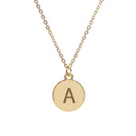 #16430G - Weiss Initial Necklace Available in Any Letter of the Alphabet - Adjustable from 18"-21" Trendy Jewelry Rhinestone Jewelry Corporation