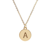 #16430G - Weiss Initial Necklace Available in Any Letter of the Alphabet - Adjustable from 18"-21" Trendy Jewelry Rhinestone Jewelry Corporation