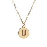 #16430G - Weiss Initial Necklace Available in Any Letter of the Alphabet - Adjustable from 18"-21" Trendy Jewelry Rhinestone Jewelry Corporation