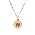 #16430G - Weiss Initial Necklace Available in Any Letter of the Alphabet - Adjustable from 18"-21" Trendy Jewelry Rhinestone Jewelry Corporation