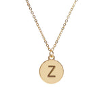 #16430G - Weiss Initial Necklace Available in Any Letter of the Alphabet - Adjustable from 18"-21" Trendy Jewelry Rhinestone Jewelry Corporation