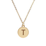 #16430G - Weiss Initial Necklace Available in Any Letter of the Alphabet - Adjustable from 18"-21" Trendy Jewelry Rhinestone Jewelry Corporation