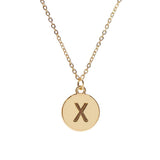 #16430G - Weiss Initial Necklace Available in Any Letter of the Alphabet - Adjustable from 18"-21" Trendy Jewelry Rhinestone Jewelry Corporation
