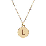 #16430G - Weiss Initial Necklace Available in Any Letter of the Alphabet - Adjustable from 18"-21" Trendy Jewelry Rhinestone Jewelry Corporation