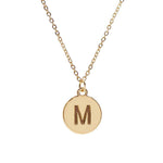 #16430G - Weiss Initial Necklace Available in Any Letter of the Alphabet - Adjustable from 18"-21" Trendy Jewelry Rhinestone Jewelry Corporation