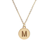 #16430G - Weiss Initial Necklace Available in Any Letter of the Alphabet - Adjustable from 18"-21" Trendy Jewelry Rhinestone Jewelry Corporation
